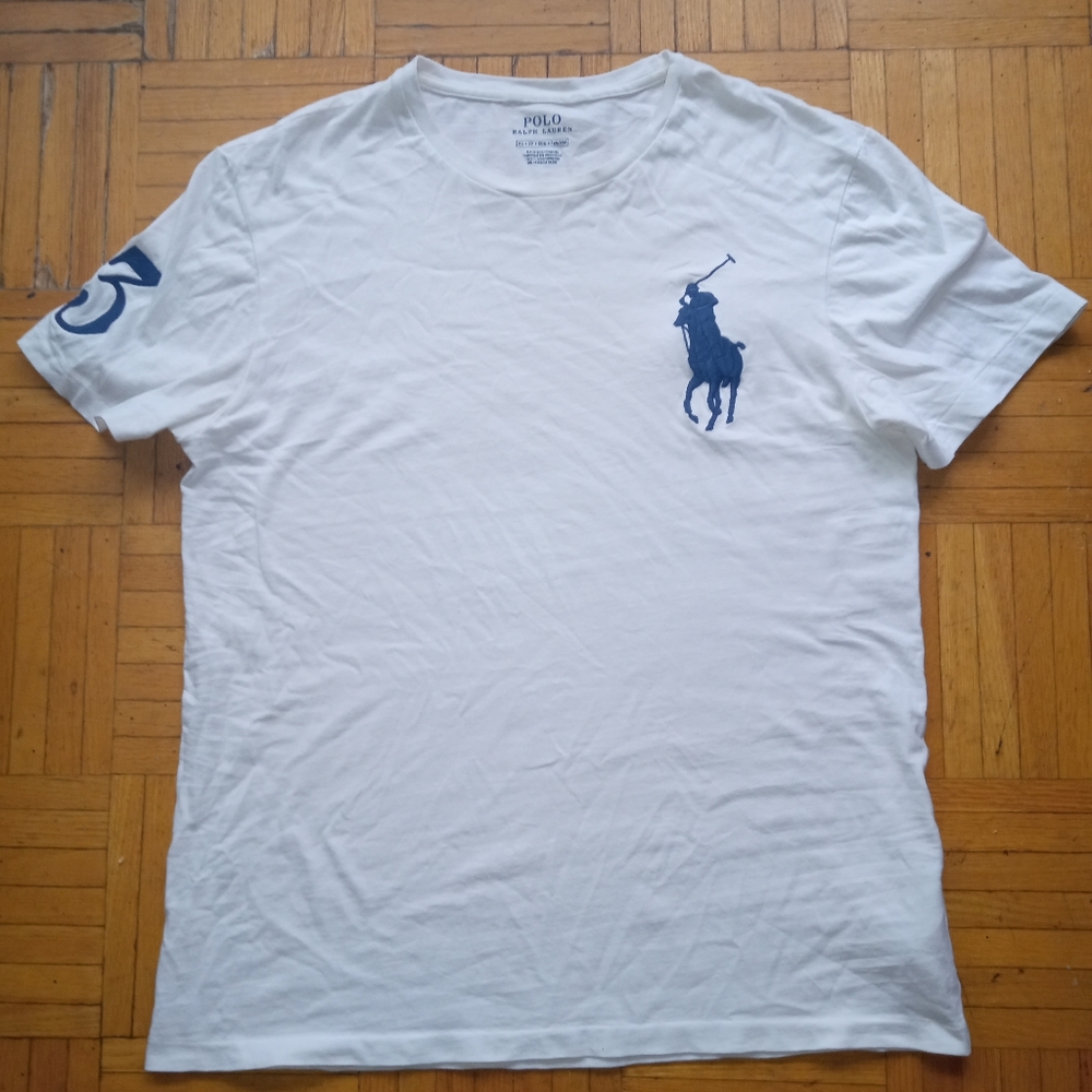 Polo Ralph Lauren Big Pony White T Shirt Tee Chief Keef